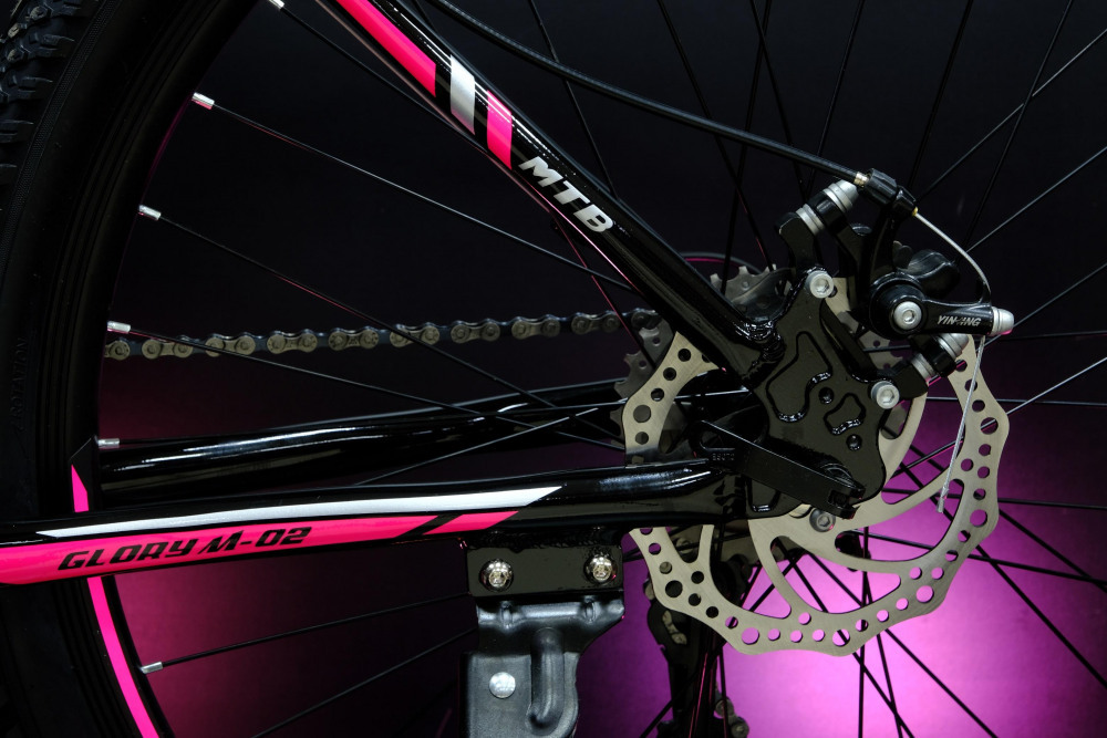 LORAK GLORY M-02 Матовый Чёрный/Розовый (27.5")