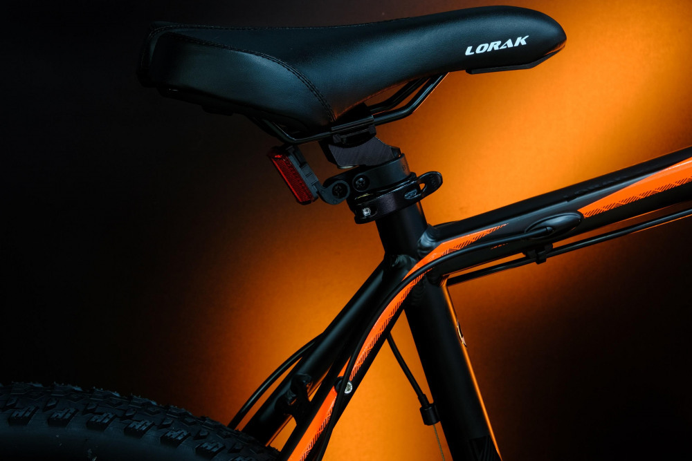 Lorak 6.0 Матовый Чёрный/Оранжевый рама 21 (на рост 183-190)