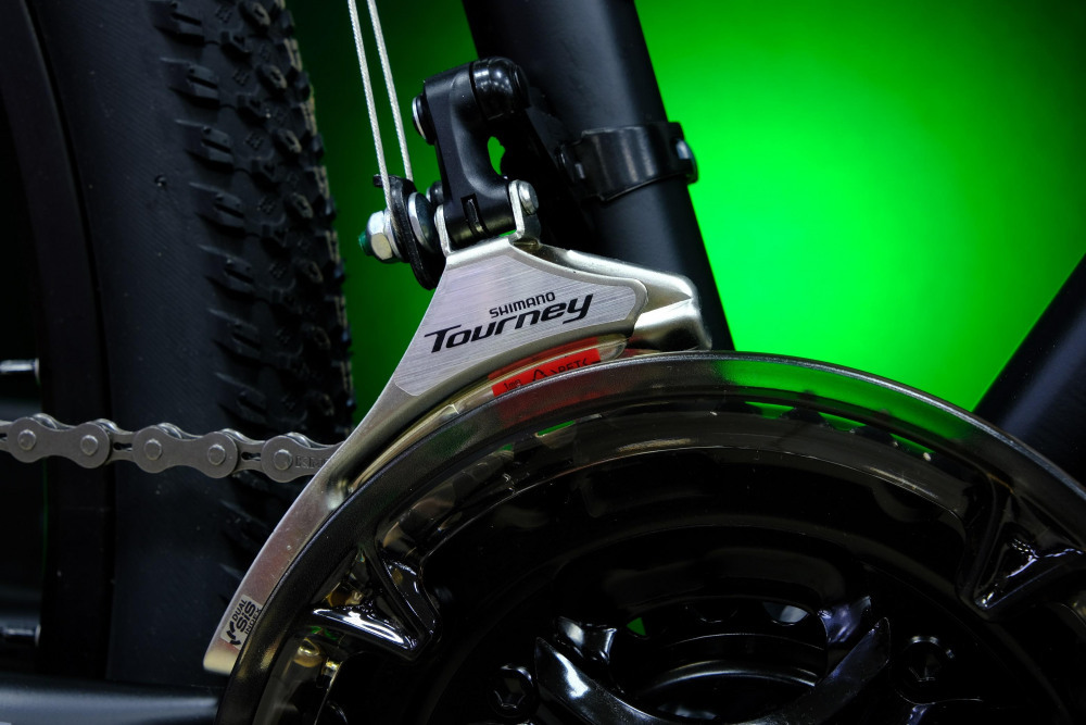 Lorak 2.0 Матовый Чёрный/Зелёный рама 19 (на рост 171-182) (27.5)